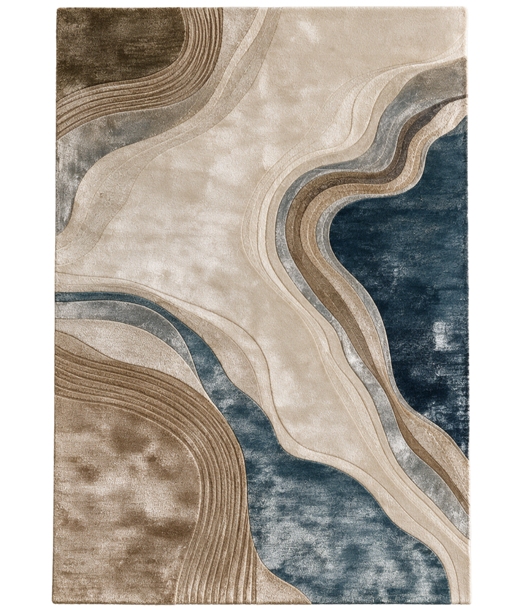 Aestus – Alfombra abstracta de viscosa