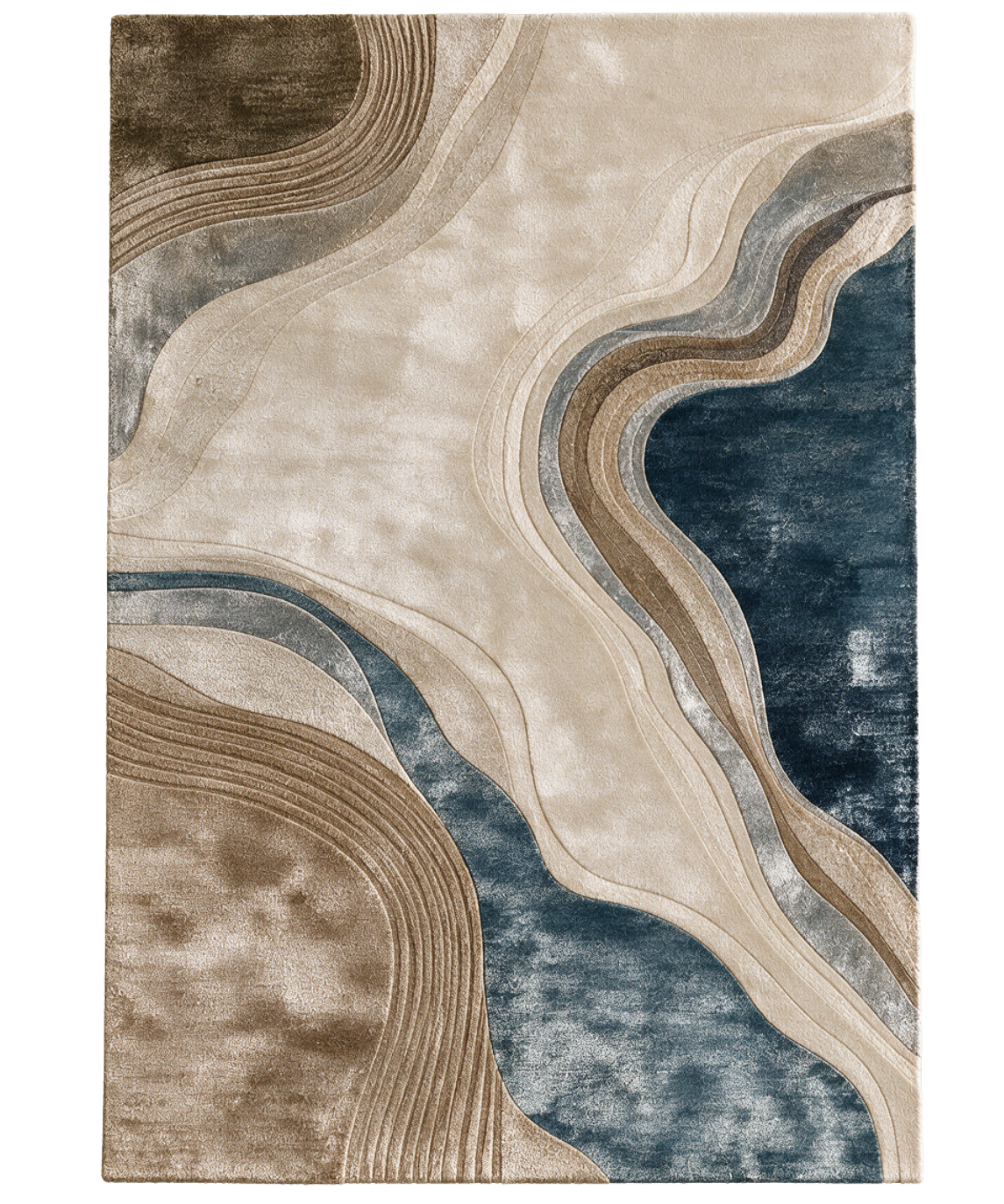 Aestus – Alfombra abstracta de viscosa
