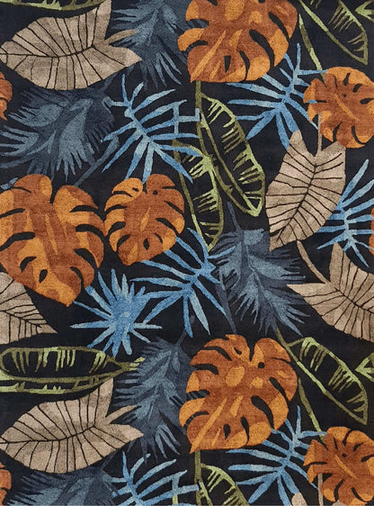 Alfombra Amazonia – Diseño Contemporáneo de Gran Impacto en Viscosa by Kaymanta, elaboración orgánica.