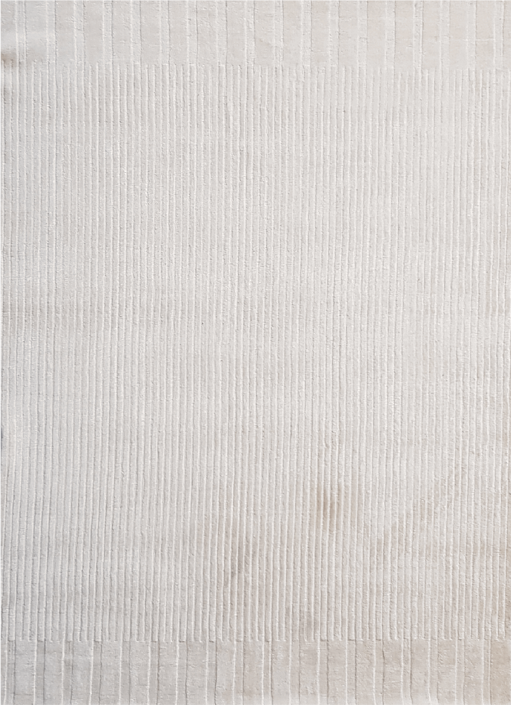 Caroom – Alfombra de viscosa neutra tejida a mano by Kaymanta, elaboración orgánica.