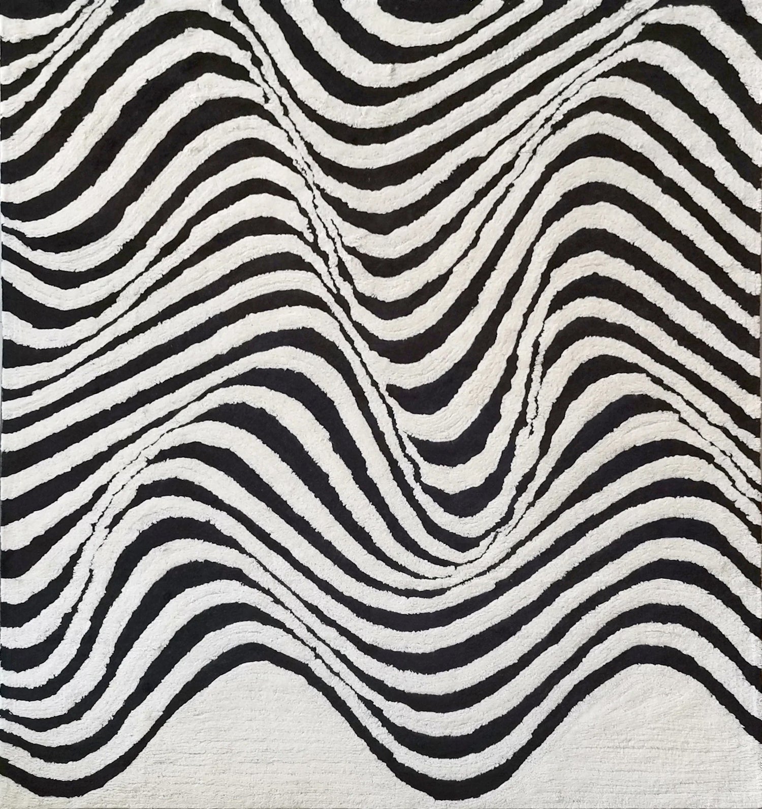 Alfombra Harmony: Diseño Inspirado en el Póster Bauhaus Monochrome 1919 Abstract by Kaymanta, elaboración orgánica.