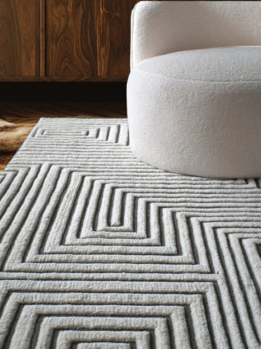 Alfombra a medida en lana Diseño Jamir  by Kaymanta, elaboración orgánica.