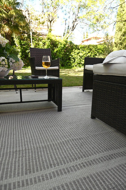 Alfombra Mediterráneo, diseño con material PET by Kaymanta, elaboración orgánica.