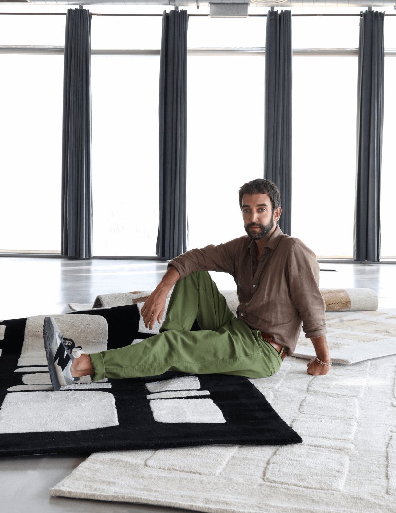 Alfombra Pierre| Diseño de Pablo Erroz | Personalizable en 1400 colores by Kaymanta, elaboración orgánica.
