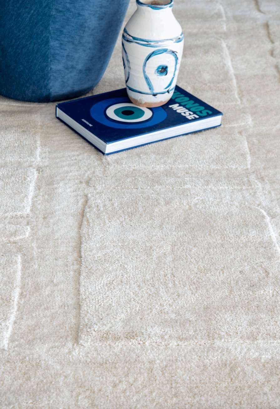 Alfombra Pierre| Diseño de Pablo Erroz | Personalizable en 1400 colores by Kaymanta, elaboración orgánica.