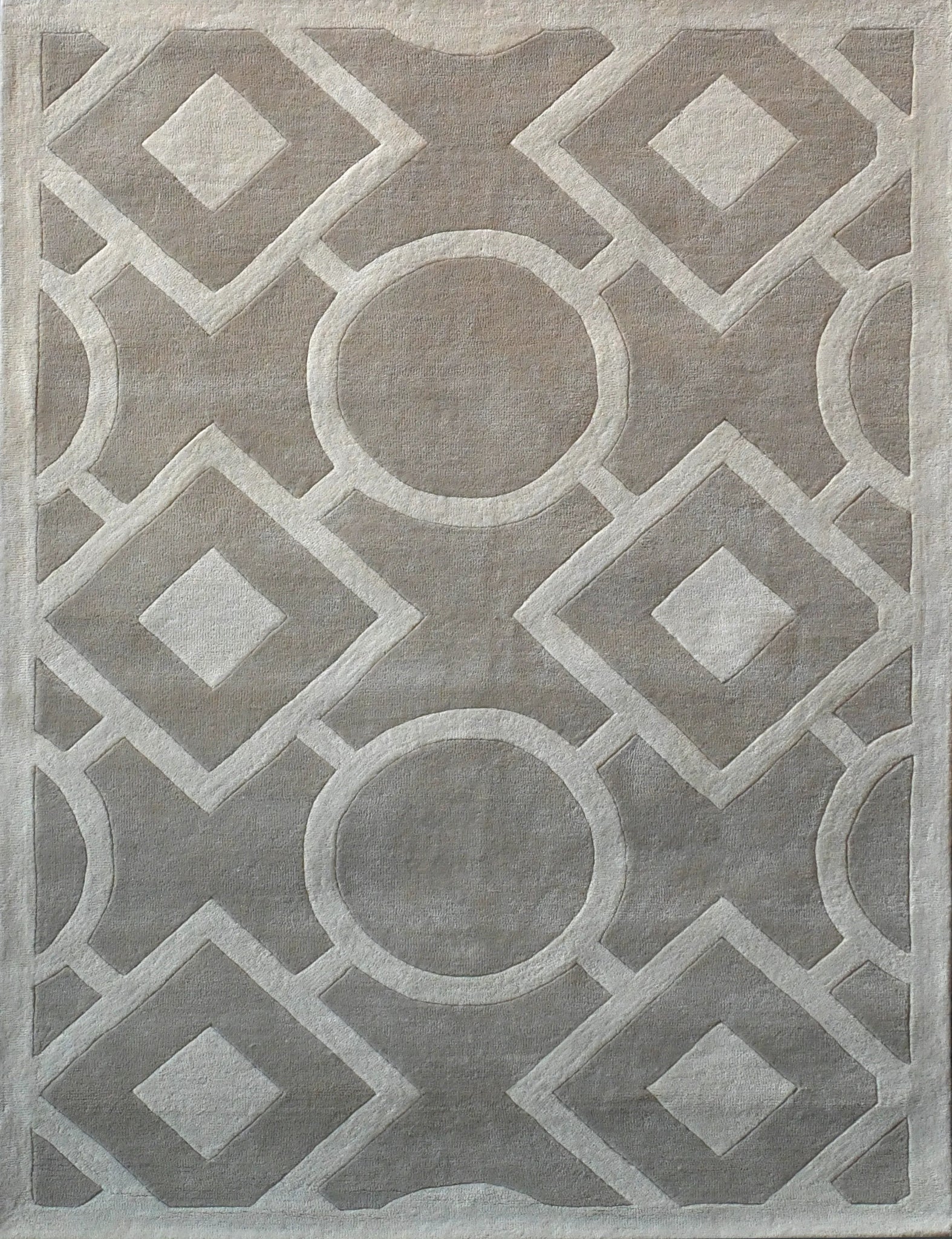 Alfombra Romance | Diseño Clásico en Lana de NZ y Viscosa by Kaymanta, elaboración orgánica.