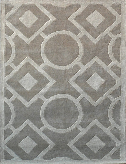 Alfombra Romance | Diseño Clásico en Lana de NZ y Viscosa by Kaymanta, elaboración orgánica.