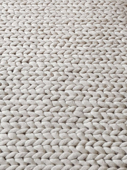Alfombra Snow en Lana Virgen de primera calidad by Kaymanta, elaboración orgánica.