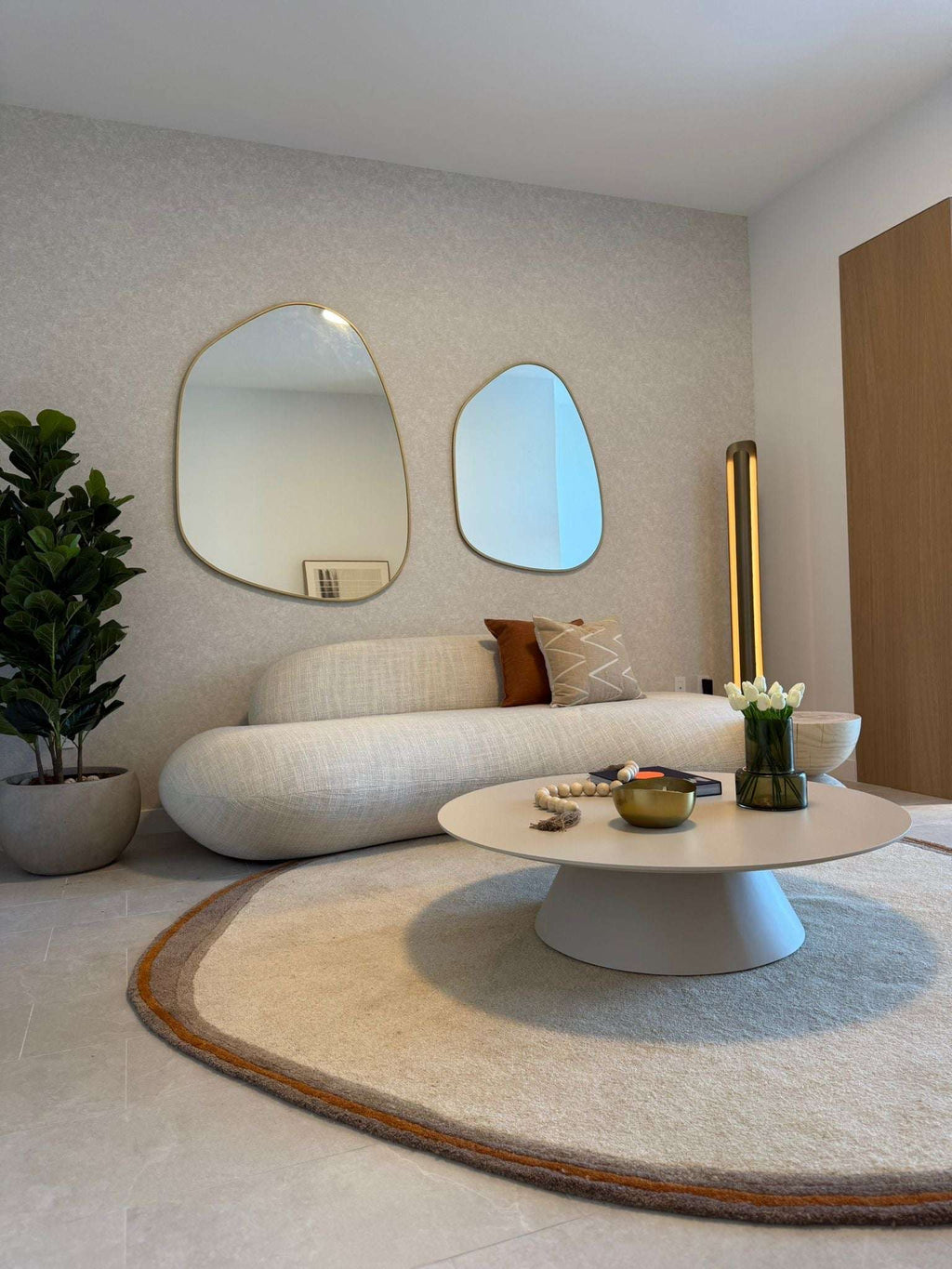 STONE | redonda - alfombras_a_medida_en_lana_madrid - KAYMANTA | Sastrería de Alfombras