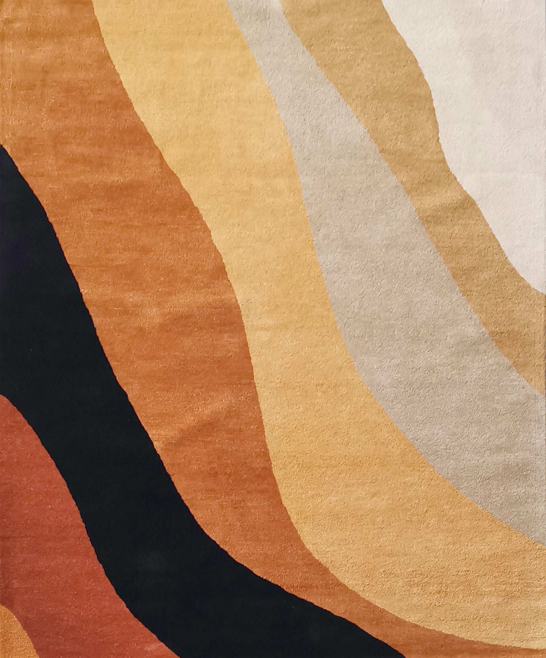 Alfombra Sunset: Alfombra de Lana de Nueva Zelanda by Kaymanta, elaboración orgánica.