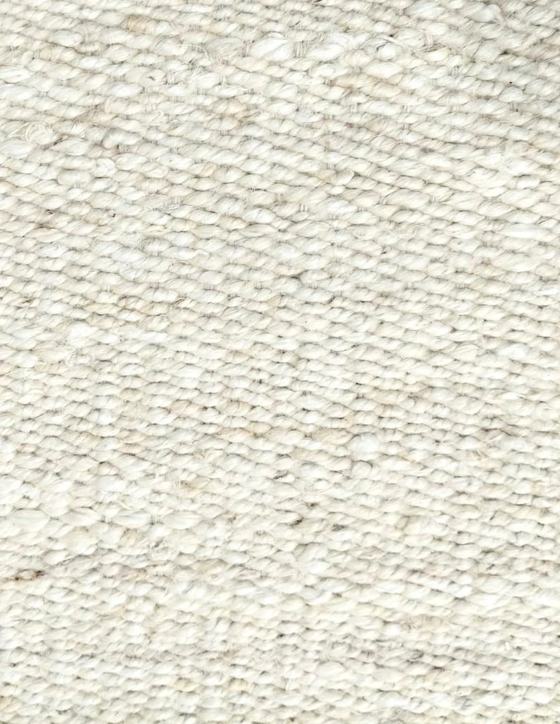 Alfombra Yavi | 100% Yute orgánico  Elegante y versátil. Diseño Neutral en color blanco. by Kaymanta, elaboración orgánica.